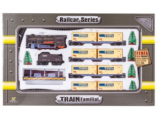 Realistyczna Kolejka Fenfa - Parowóz + Wagony Towarowe