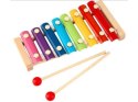 Cymbałki Drewniane + Pałeczki, Ksylofon Dla Dzieci