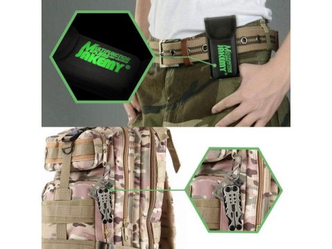 Multitool 10w1 - Kombinerki, Nóż, Piła, Karta Przeżycia Jakemy