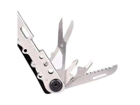Multitool 10w1 - Kombinerki, Nóż, Piła, Karta Przeżycia Jakemy