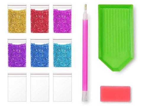 Haft Diamentowy BAŁWANEK Obraz Mozaika Diamentowa Diamond Painting 30x40cm