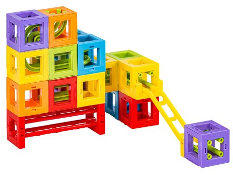 MAGNETYCZNY Tor Kulkowy KULODROM 73 Elementy Magnetyczne Klocki