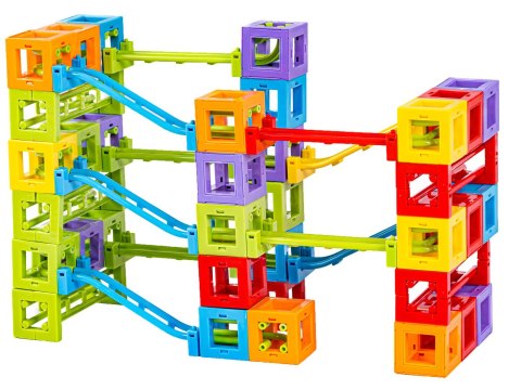 MAGNETYCZNY Tor Kulkowy KULODROM 73 Elementy Magnetyczne Klocki
