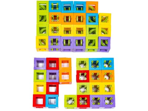 MAGNETYCZNY Tor Kulkowy KULODROM 73 Elementy Magnetyczne Klocki