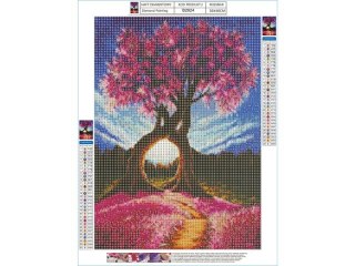 Haft Diamentowy, Obraz, Mozaika Diamentowa Diamond Painting 30x40cm