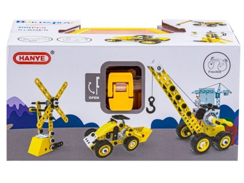 Klocki Konstrukcyjne, Maszyny, Pojazdy Budowlane, Auto, Samochód Do Rozkręcania I Skręcania 8w1