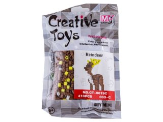 Koraliki do prasowania Wersja 3D, JELONEK, JELEŃ, Saszetka, Prasowanka