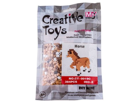 Koraliki do prasowania Wersja 3D, KOŃ, KONIK, Saszetka, Prasowanka