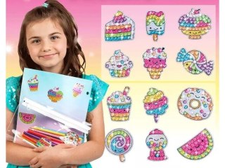 Naklejki z Mozaiką diamentową Mozaika Diamentowa Słodycze