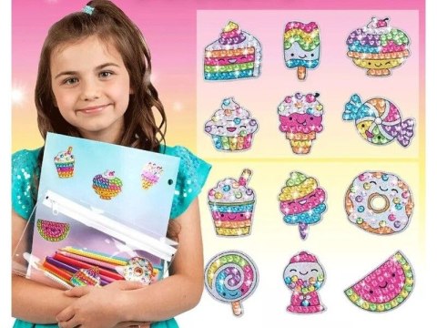 Naklejki z Mozaiką diamentową Mozaika Diamentowa Słodycze