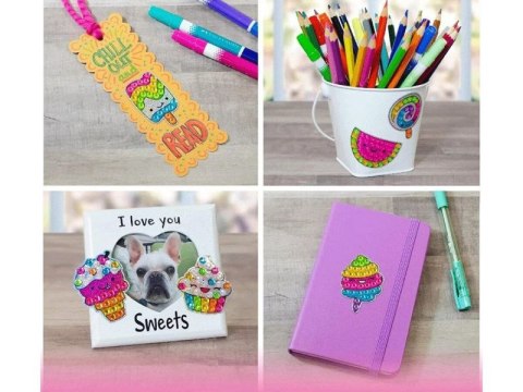 Naklejki z Mozaiką diamentową Mozaika Diamentowa Słodycze