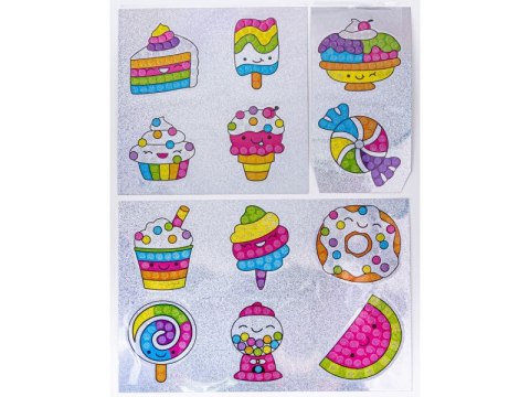 Naklejki z Mozaiką diamentową Mozaika Diamentowa Słodycze