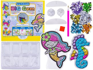 Naklejki Mozaika diamentowa Haft Diamentowy Syrenki, Morskie Zwierzęta