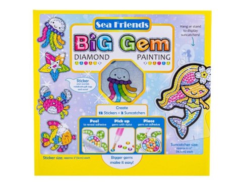 Naklejki Mozaika diamentowa Haft Diamentowy Syrenki, Morskie Zwierzęta