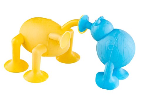 Klocki Konstrukcyjne, Kolorowe Przyssawki, Wesołe Buźki 39 Sztuk