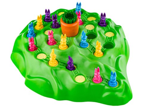 Rodzinna Gra Planszowa WYŚCIGI KRÓLICZKÓW, Wyścig Po Marchewkę, Bunny Game Lotti Karotti