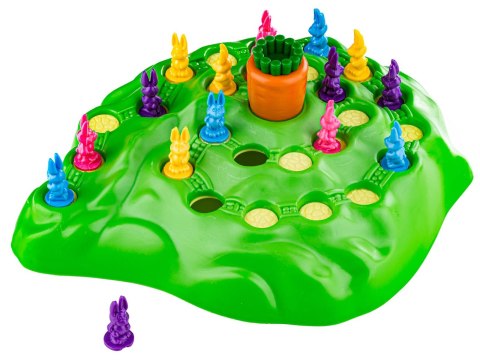 Rodzinna Gra Planszowa WYŚCIGI KRÓLICZKÓW, Wyścig Po Marchewkę, Bunny Game Lotti Karotti