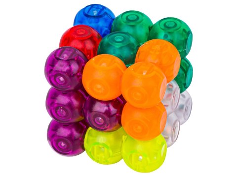 Gra, Układanka Logiczna, Magnetyczna Kostka Do Ułożenia, Klocki + KARTY