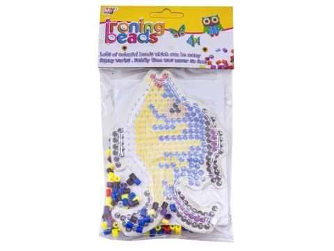 Koraliki do prasowania, Prasowanka, Szablon, Saszetka KOLOROWA RYBKA, RYBA MORSKA