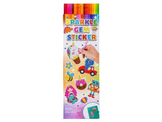 Haft Diamentowy Mozaika Diamentowa Naklejki JEDNOROŻCE ZAMEK SŁODYCZEZestaw 23 Naklejek