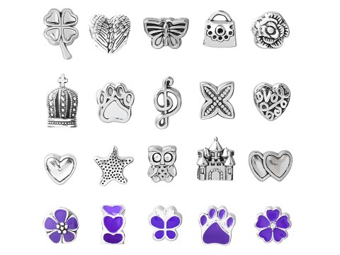 Zestaw Do Robienia Biżuterii Bransoletek Charmsy, 66el. + Kosmetyczka