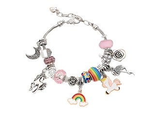 Zestaw Do Robienia Biżuterii Bransoletek Charmsy Jednorożec DIY