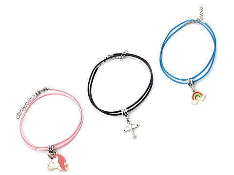 Zestaw Do Robienia Biżuterii Bransoletek Charmsy Jednorożec DIY