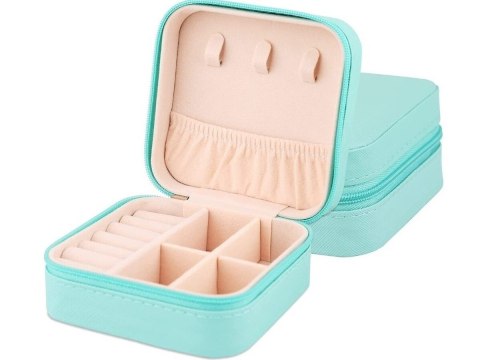 Zestaw Do Robienia Biżuterii Bransoletek Charmsy odcień niebieski + Kuferek