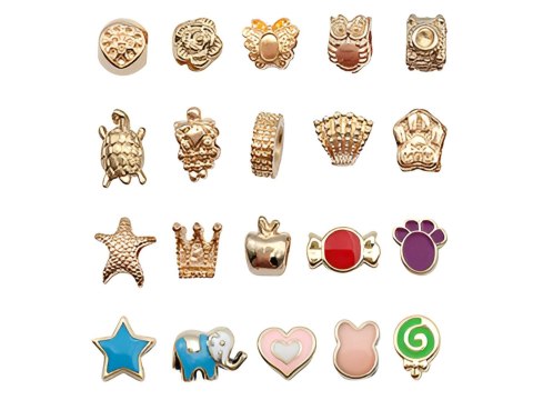 Zestaw Do Robienia Biżuterii Bransoletek Charmsy + Kuferek