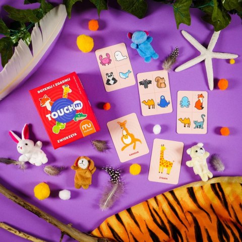 Dotknij i zgadnij gra krciana MUDUKO edukacyjna Touch it!